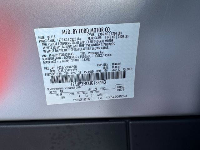 Used 2018 Ford Taurus SEL FWD image 13