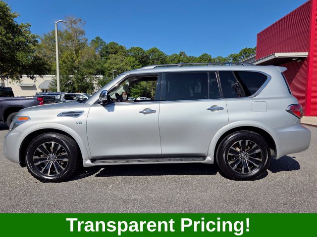 Used 2020 Nissan Armada Platinum w/ Captain's Chairs Package RWD image 2