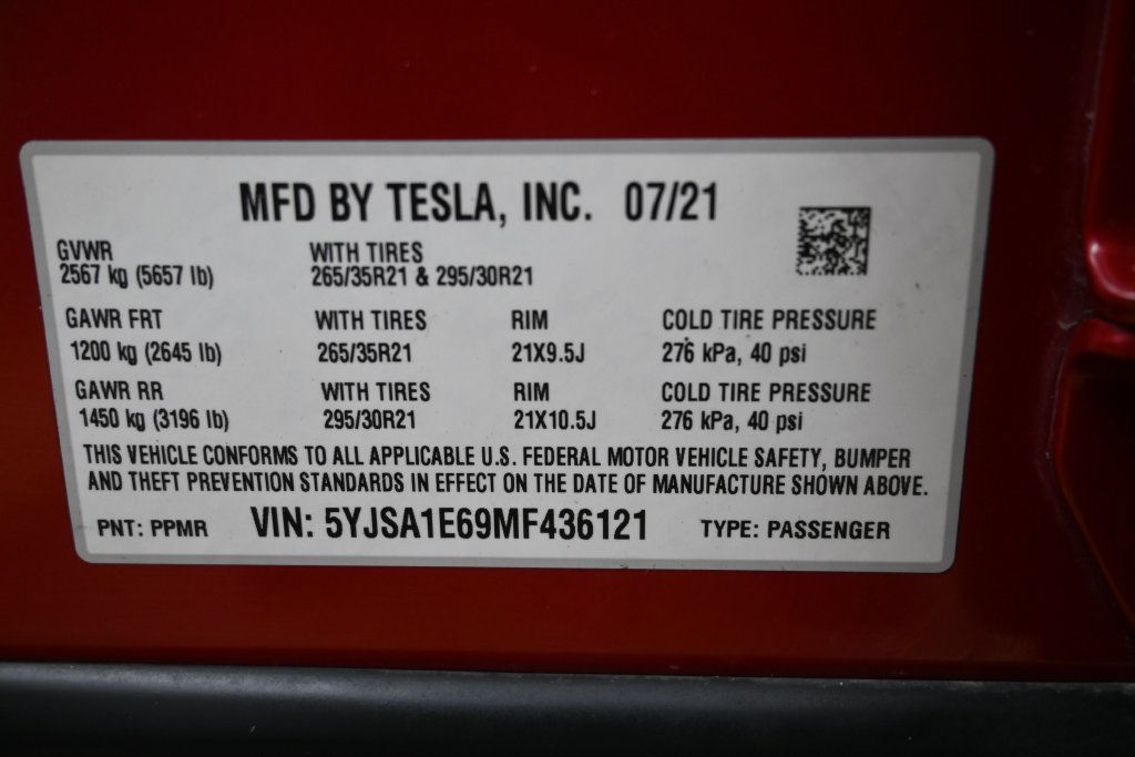 Used 2021 Tesla Model S Plaid AWD/4WD image 37