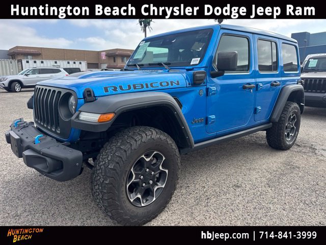 Used 2022 Jeep Wrangler Unlimited Rubicon 4xe w/ Steel Bumper Group AWD/4WD image 1