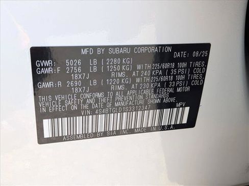Certified 2025 Subaru Outback Onyx Edition XT AWD/4WD image 25