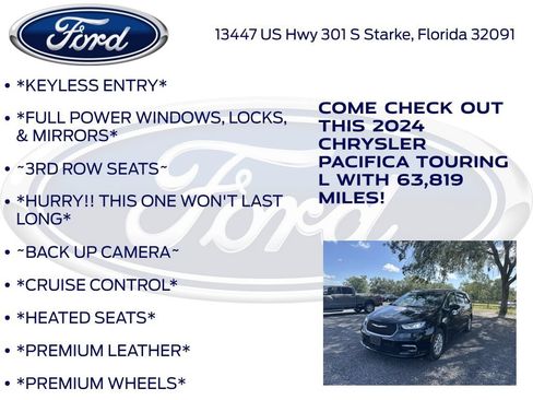 Used 2024 Chrysler Pacifica Touring-L FWD image 12