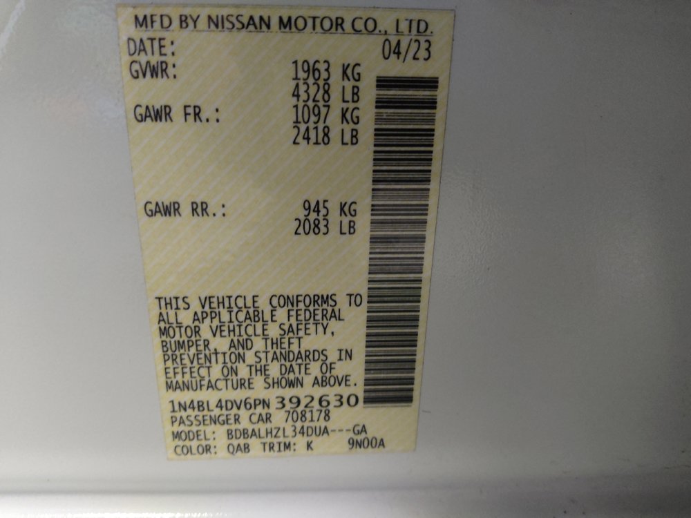 Used 2023 Nissan Altima 2.5 SV FWD image 33