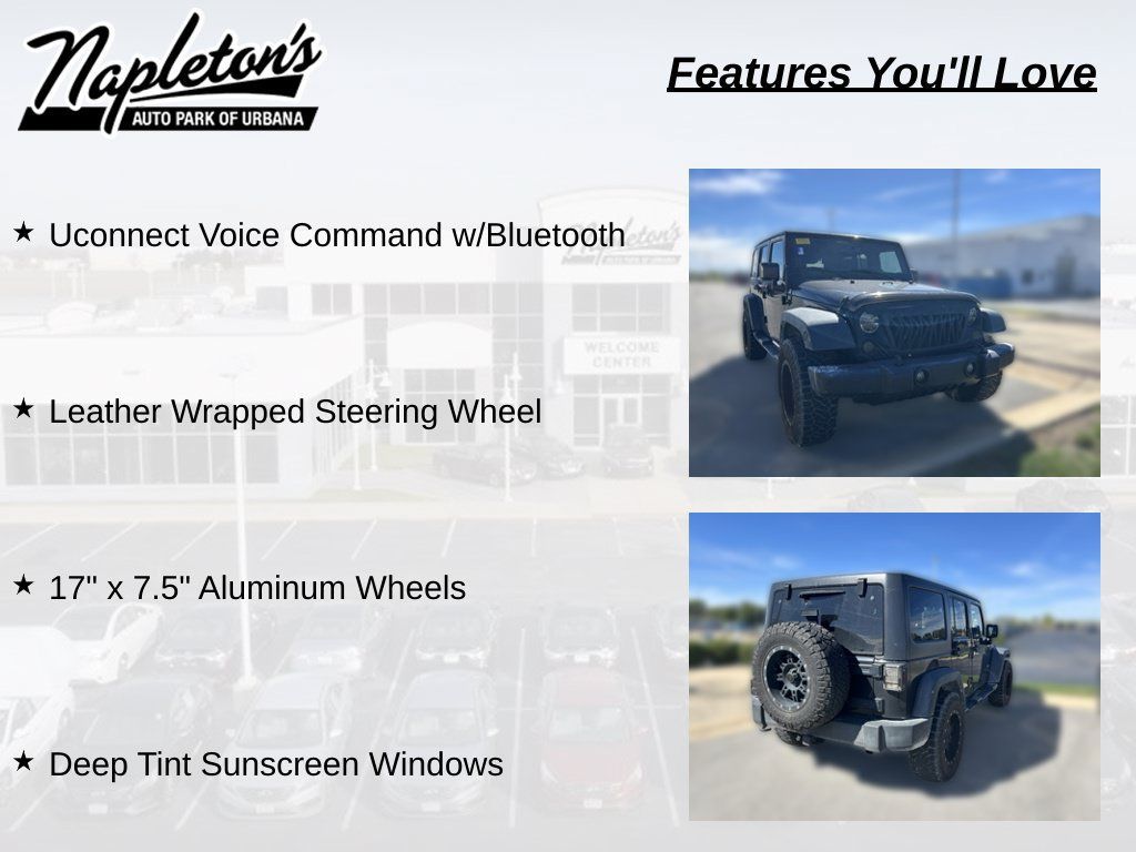 Used 2017 Jeep Wrangler Unlimited Sport w/ Quick Order Package 24S AWD/4WD image 8