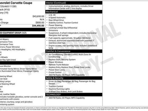 Used 2006 Chevrolet Corvette Coupe RWD image 2