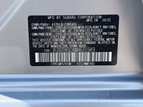 Used 2021 Subaru Crosstrek 2.5i Sport w/ Moonroof Package AWD/4WD image 32