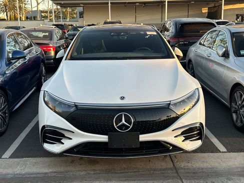 Certified 2022 Mercedes-Benz EQS 450+ Sedan w/ AMG Line Exterior image 6