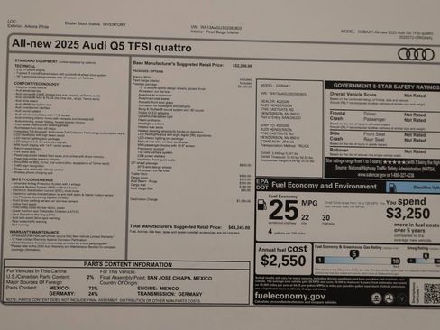 New 2025 Audi Q5 Prestige image 32