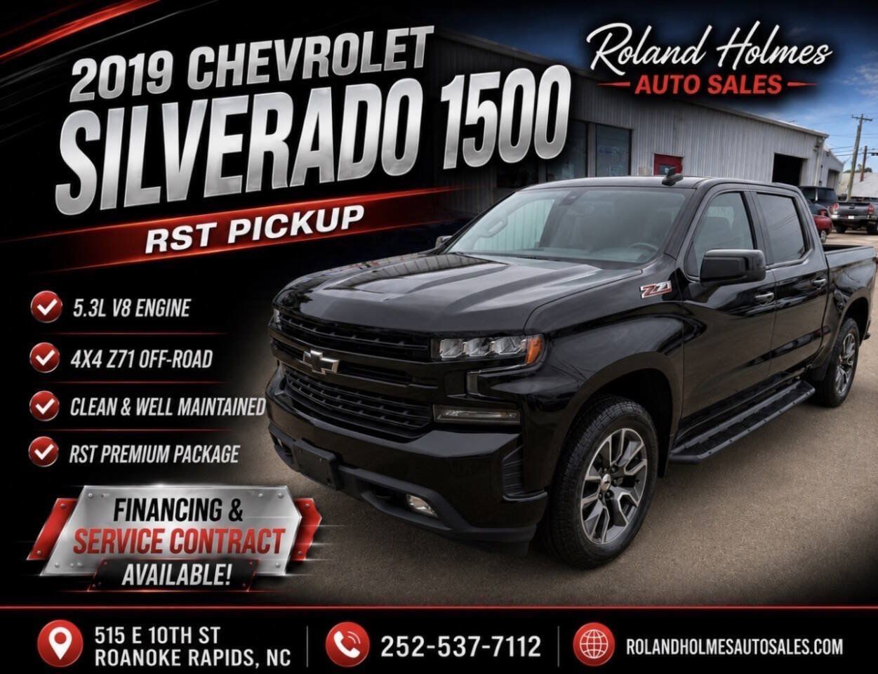 Used 2019 Chevrolet Silverado 1500 RST w/ All-Star Edition AWD/4WD image 1
