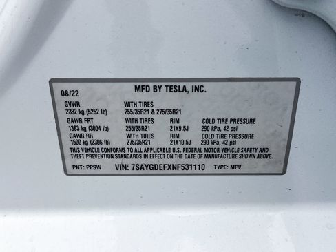 Used 2022 Tesla Model Y Performance AWD/4WD image 35