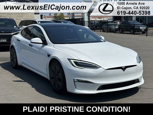 Used 2021 Tesla Model S Plaid AWD/4WD image 2