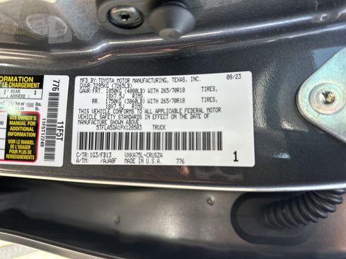 Used 2023 Toyota Tundra SR5 w/ TRD Off-Road Package AWD/4WD image 48