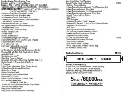 New 2026 Jeep Wrangler Sahara