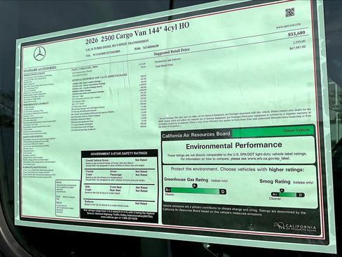 New 2026 Mercedes-Benz Sprinter 2500 image 17