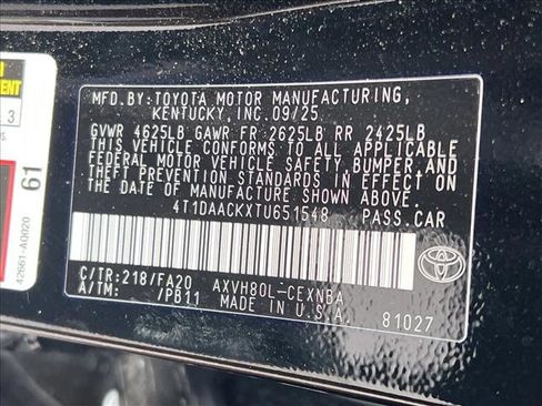 Certified 2026 Toyota Camry LE FWD image 27