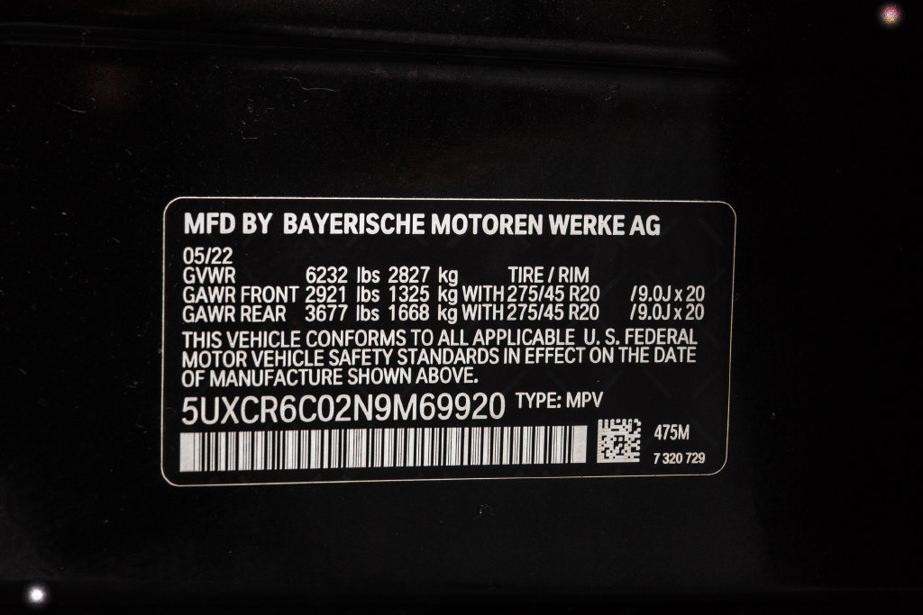 Used 2022 BMW X5 xDrive40i w/ Premium Package AWD/4WD image 37