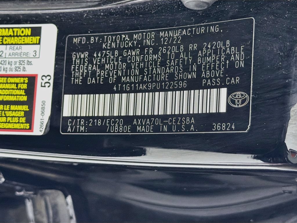 Used 2023 Toyota Camry SE FWD image 32