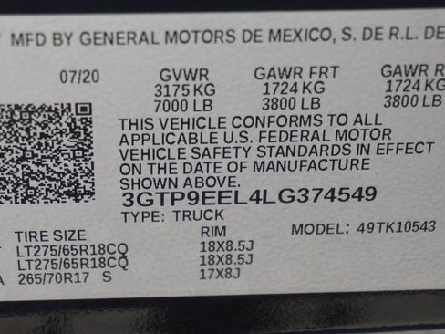 Used 2020 GMC Sierra 1500 AT4 w/ Off-Road Performance Package image 41