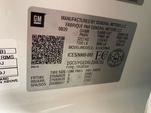 Used 2020 Chevrolet Silverado 1500 LTZ image 36