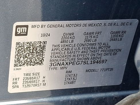 Certified 2025 Chevrolet Equinox LT w/ Convenience Package II AWD/4WD image 27