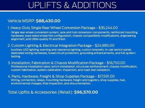 New 2024 Ford F550 4x4 Crew Cab Super Duty image 2