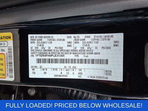 Used 2023 Ford Ranger Lariat w/ Equipment Group 501A High image 27