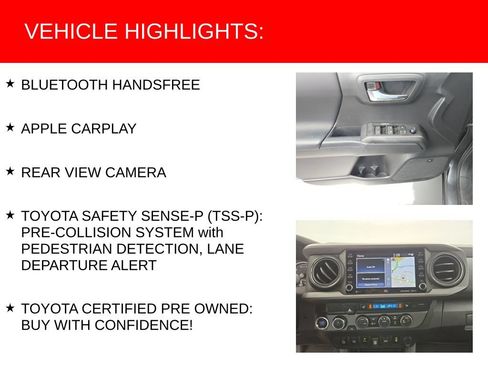 Certified 2023 Toyota Tacoma TRD Off-Road w/ TRD Premium Off Road Package AWD/4WD image 9