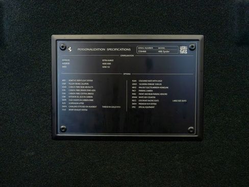 Certified 2017 Ferrari 488 Spider RWD image 23