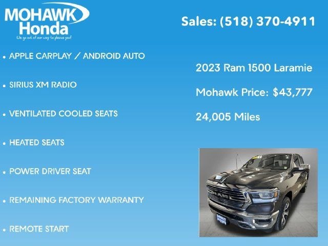 Used 2023 RAM 1500 Laramie AWD/4WD image 14