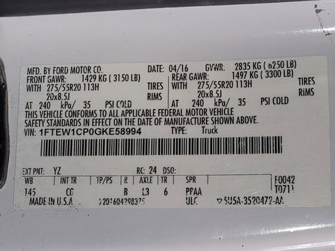 Used 2016 Ford F150 XL w/ Equipment Group 101A Mid RWD image 33