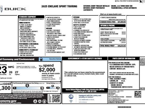 Used 2025 Buick Enclave Sport Touring image 4