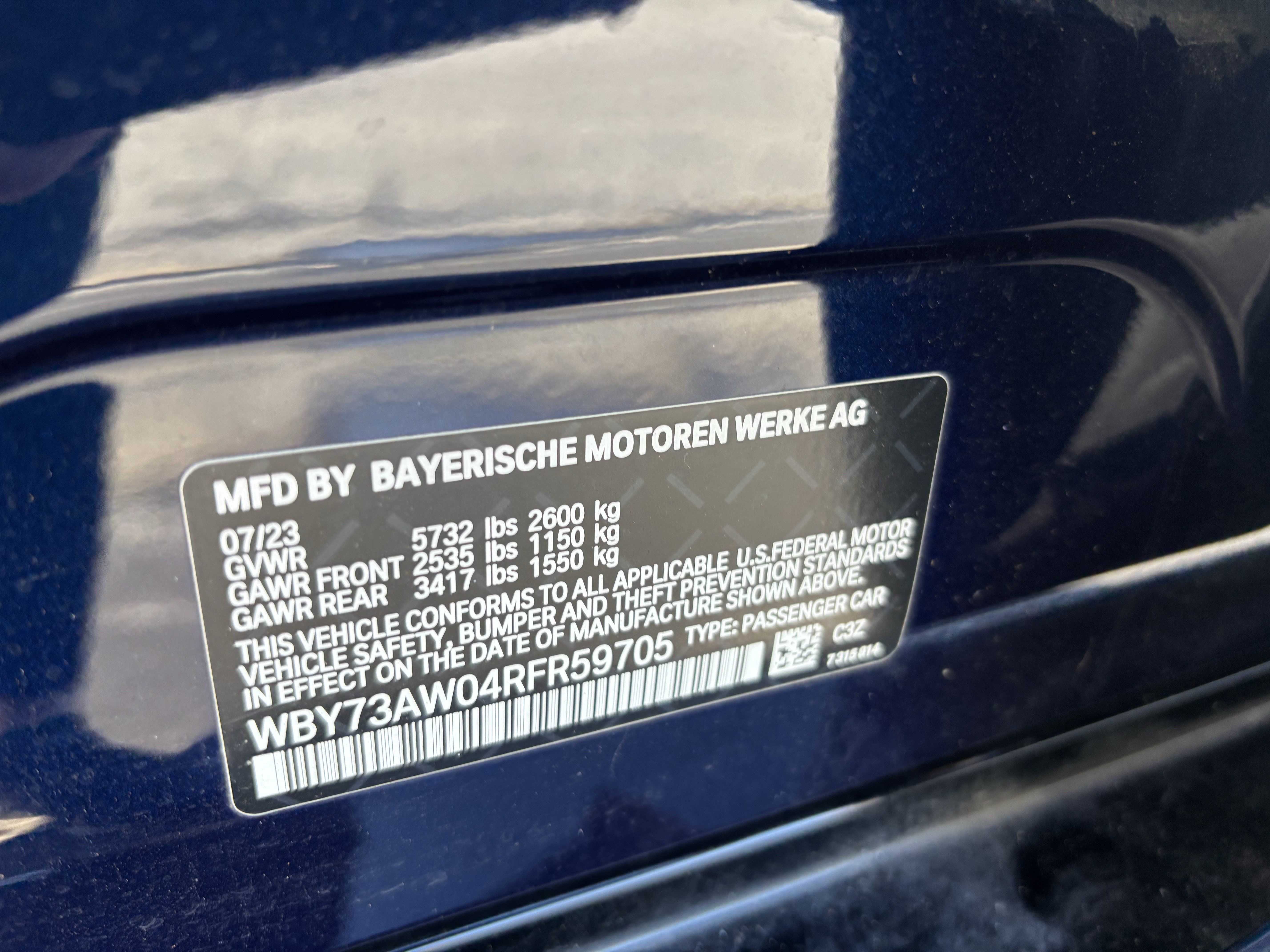 Used 2024 BMW i4 eDrive40 w/ M Sport Package RWD image 37