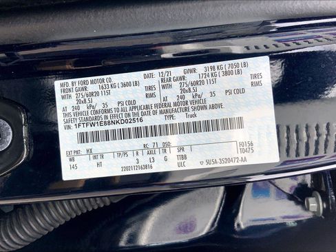 Used 2022 Ford F150 Lariat w/ Equipment Group 502A High image 33