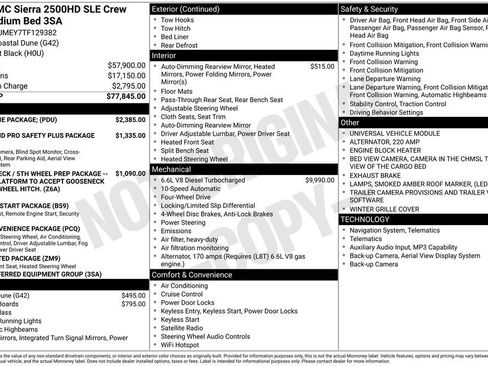 New 2026 GMC Sierra 2500 SLE w/ SLE Value Package; image 35