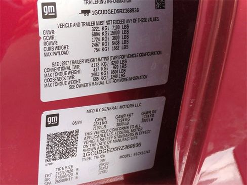 Certified 2024 Chevrolet Silverado 1500 LTZ image 34