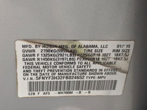 Used 2015 Honda Pilot SE image 24