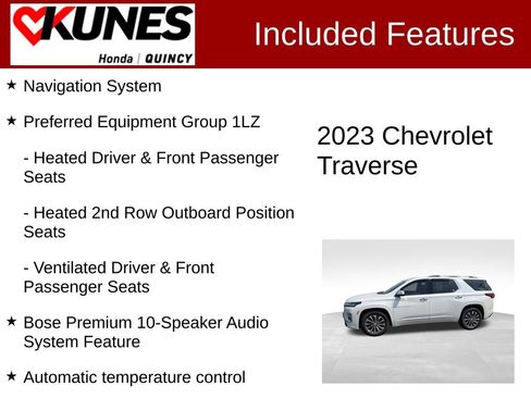 Used 2023 Chevrolet Traverse Premier AWD/4WD image 2