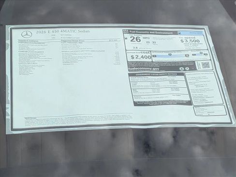 New 2026 Mercedes-Benz E 450 4MATIC Sedan image 17