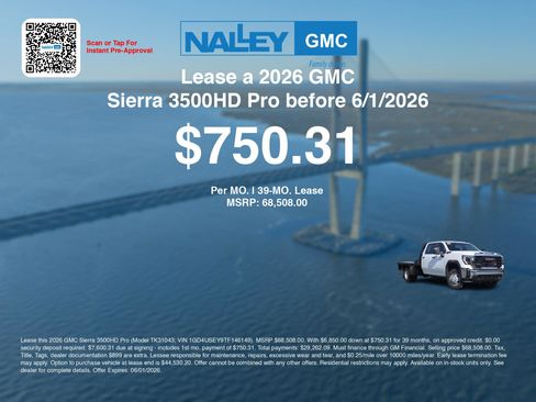 New 2026 GMC Sierra 3500 Pro w/ Convenience Package AWD/4WD image 3