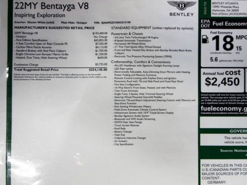Used 2022 Bentley Bentayga image 72