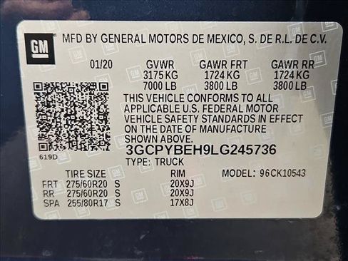Used 2020 Chevrolet Silverado 1500 Custom w/ Custom Value Package AWD/4WD image 25