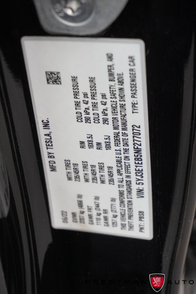 Used 2022 Tesla Model 3 Long Range AWD/4WD image 10