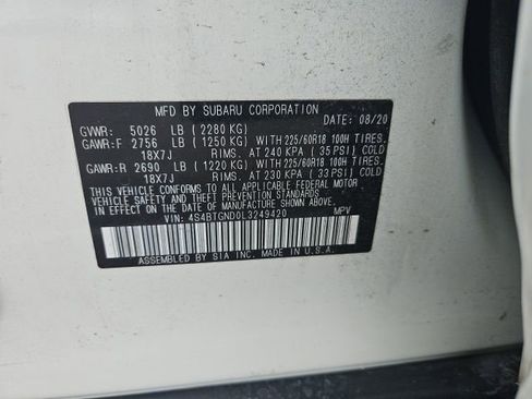 Used 2020 Subaru Outback Limited XT image 11