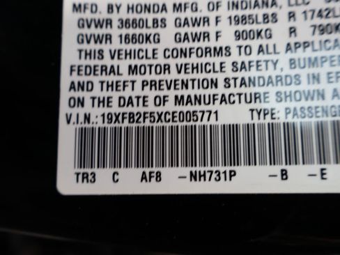 Used 2012 Honda Civic LX image 13