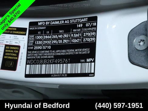 Used 2019 Mercedes-Benz GLC 63 AMG 4MATIC Coupe w/ Parking Assist Package image 23