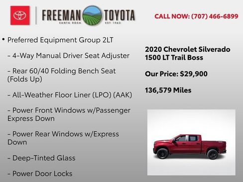 Used 2020 Chevrolet Silverado 1500 LT Trail Boss AWD/4WD image 5