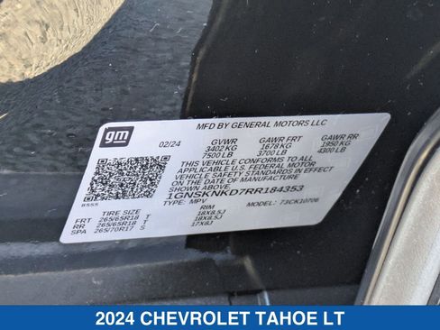 Used 2024 Chevrolet Tahoe LT image 41