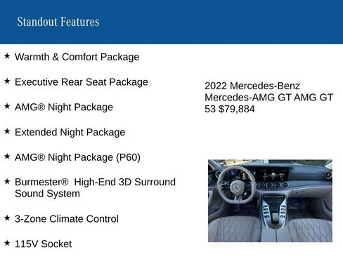 Certified 2022 Mercedes-Benz AMG GT 53 image 8