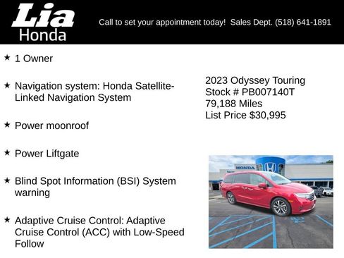 Used 2023 Honda Odyssey Touring image 6