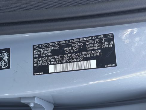 Certified 2026 Volvo XC90 B6 Plus AWD/4WD image 37
